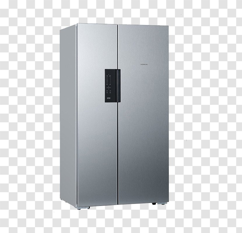 Refrigerator Door Home Appliance - Silver To Transparent PNG
