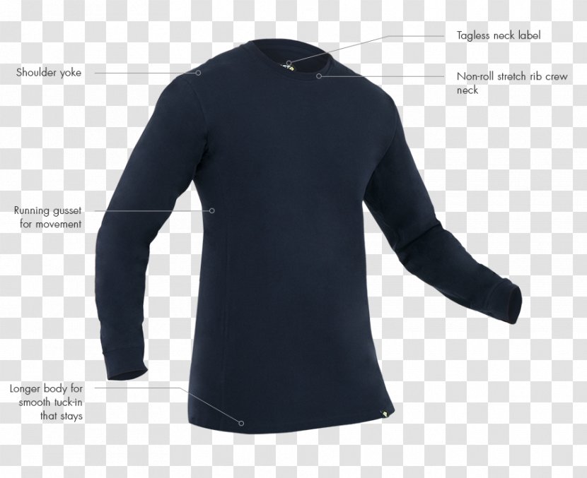 Long-sleeved T-shirt Polo Shirt - Polar Fleece - Long Sleeve T Transparent PNG