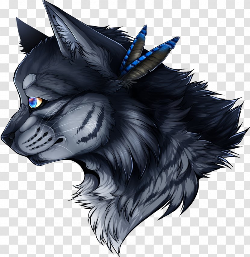 Cat Warriors Jayfeather Hollyleaf Drawing - Mythical Creature Transparent PNG