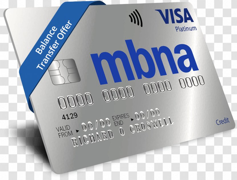 Credit Card Payment Visa - Mbna Transparent PNG