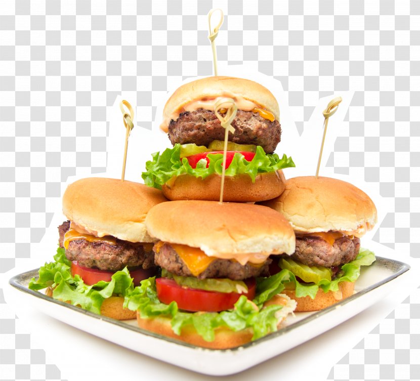 Slider Hamburger Cheeseburger Fast Food Big N' Tasty - Appetizer - Cheese Sandwich Transparent PNG