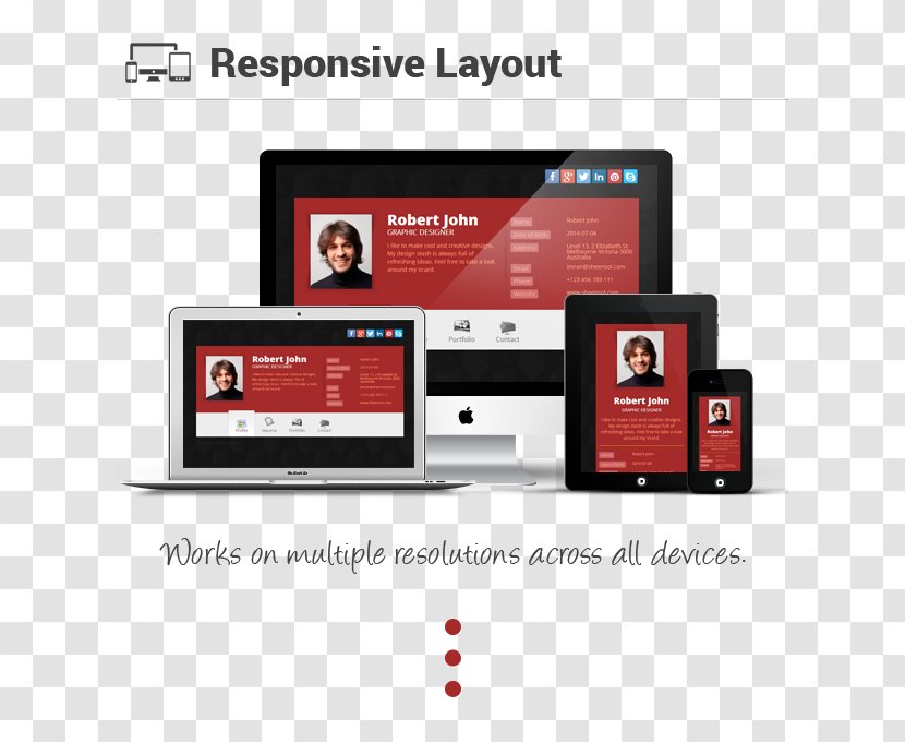 Responsive Web Design Résumé Template Multimedia Multi-user Software - Display Advertising - Multi Skills Resume Transparent PNG