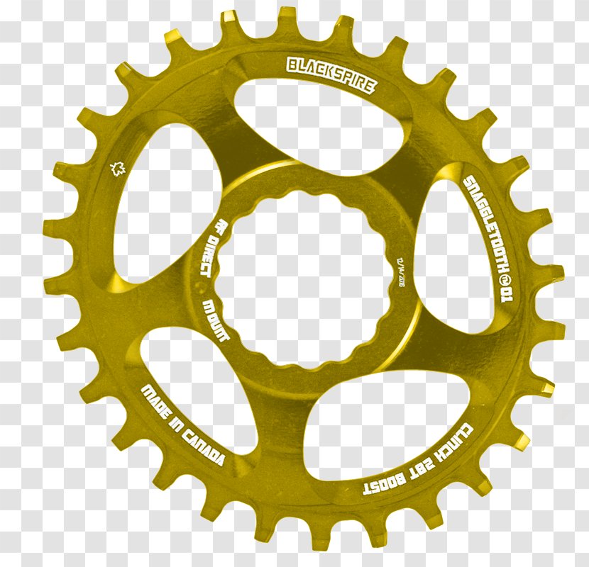 Blackspire Snaggletooth Narrow Wide Chainring Bicycle Chainrings Cranks Profile - Drivetrain Systems - Snag Frame Transparent PNG