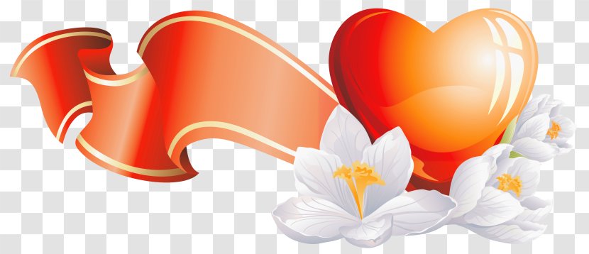 Flower Heart Tulip Clip Art - Cartoon - Cliparts Transparent PNG