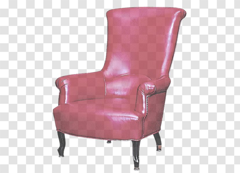 Chair Furniture Pink Club Purple - Magenta Material Property Transparent PNG