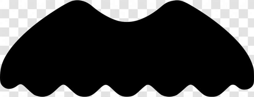 Clip Art Black M - And White - Mustache Icon Transparent PNG