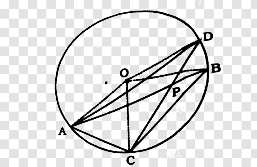 Circle Point Chord Length Centre - Centimeter - Line Geometry Transparent PNG