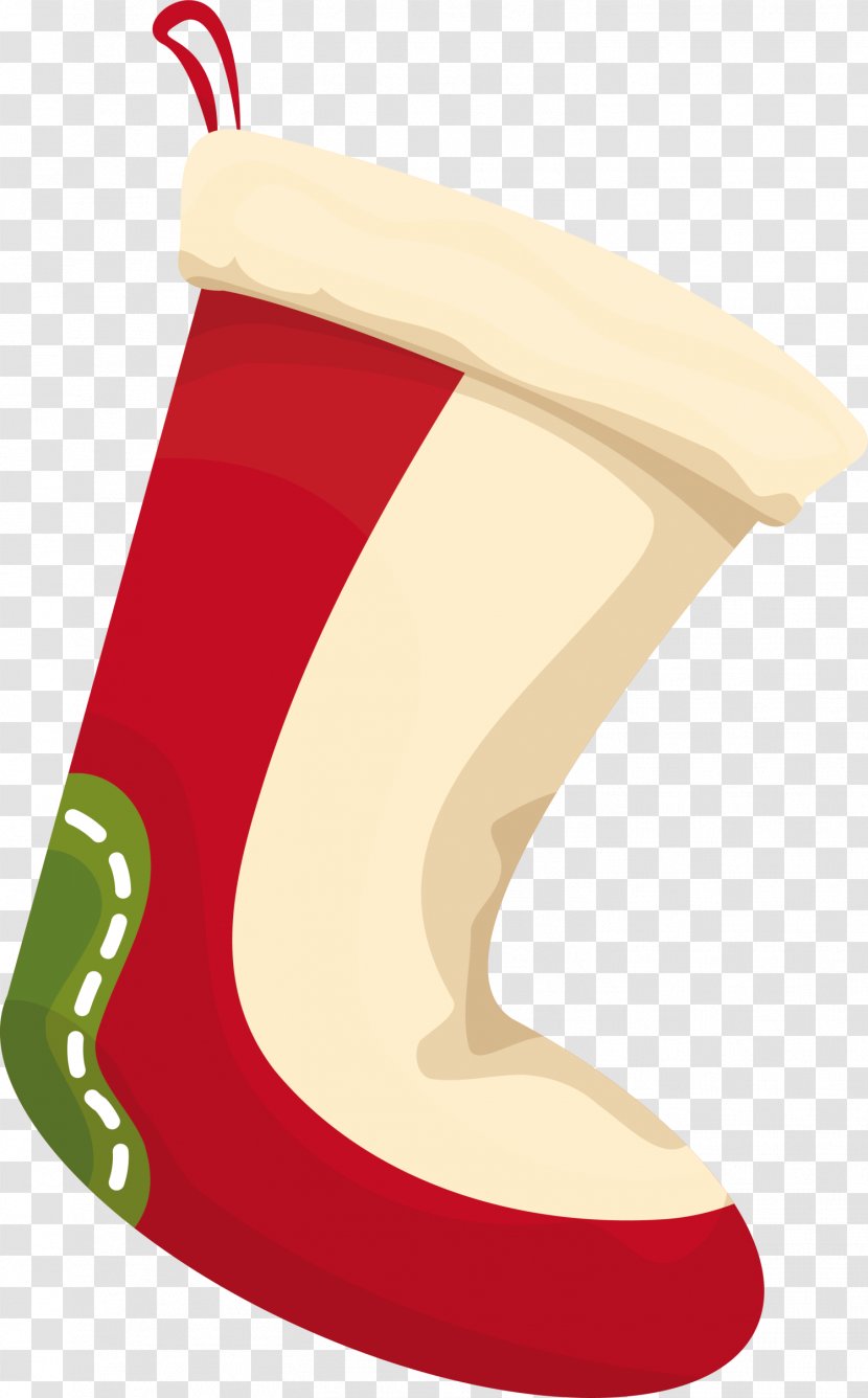 Christmas Stockings Sock - Yellow Cartoon Transparent PNG