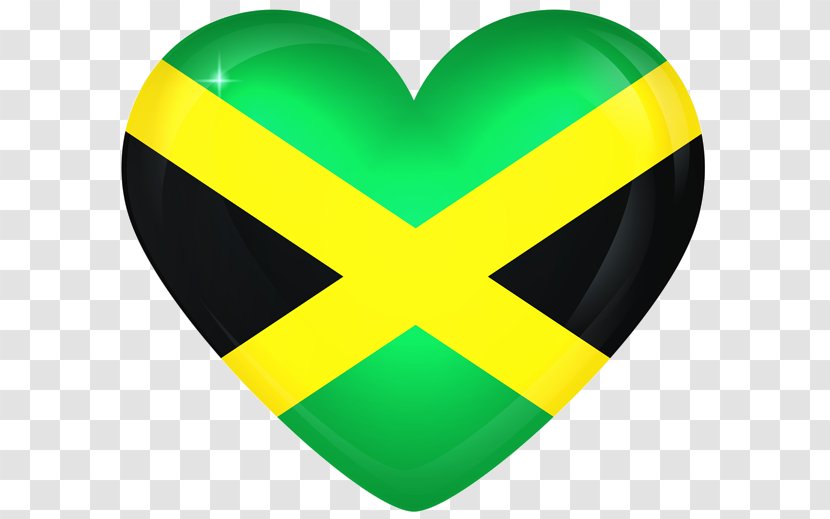 Flag Of Jamaica Clip Art - Yellow Transparent PNG