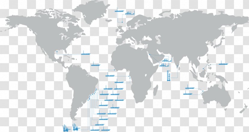 World Map Wall Decal - Sticker Transparent PNG