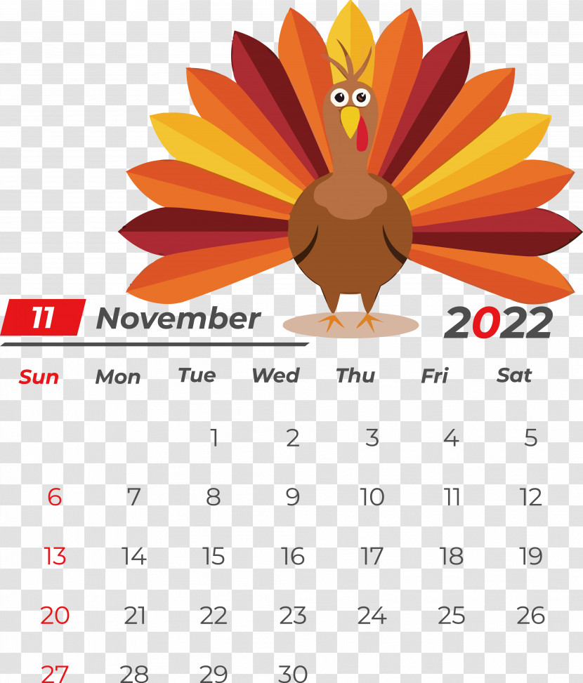 Happy Thanksgiving Turkey Transparent PNG