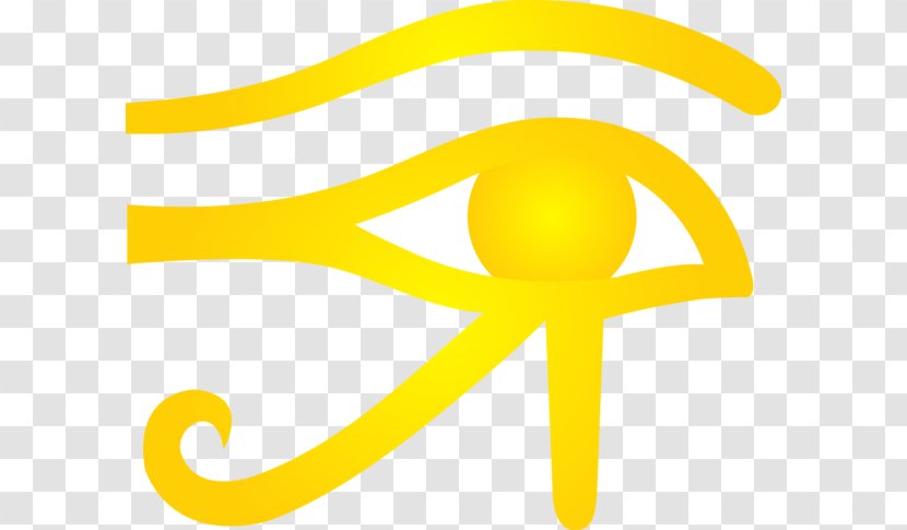 Eye Of Horus Clip Art - Yellow Transparent PNG
