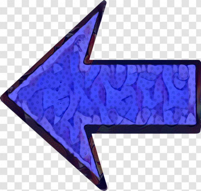 Line Art Arrow - Electric Blue - Triangle Purple Transparent PNG