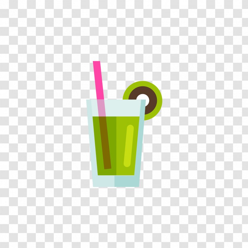 Red Wine Orange Juice Cocktail - Green Kiwi Transparent PNG