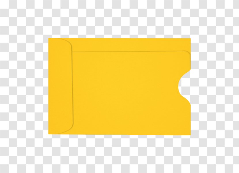 Product Design Rectangle Material - Yellow Business Card Transparent PNG