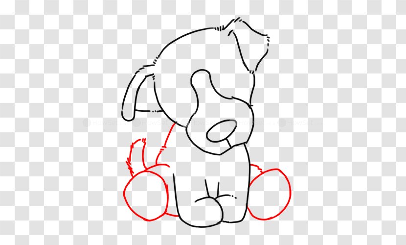 Dog Clip Art Drawing Line Illustration - Tree Transparent PNG