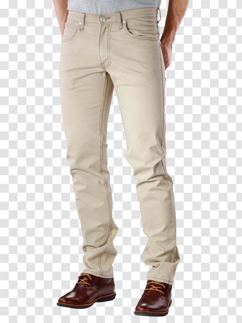 Jeans Denim Khaki - Trousers - Beige Transparent PNG