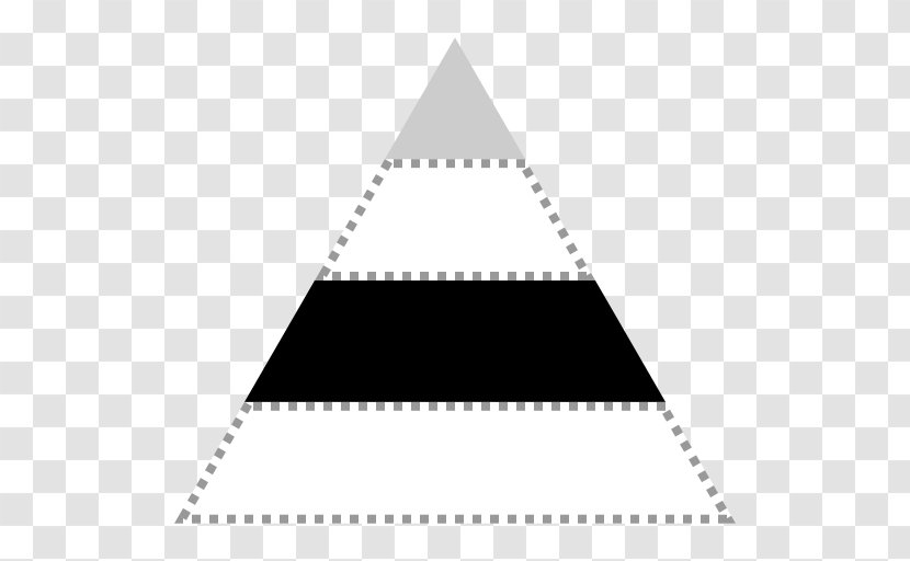 Triangle Point Pyramid Font - Chart Transparent PNG