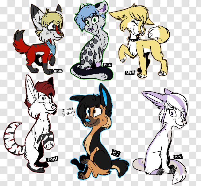 Cat Horse Human Canidae Clip Art - Flower - Random Group Of People Transparent PNG