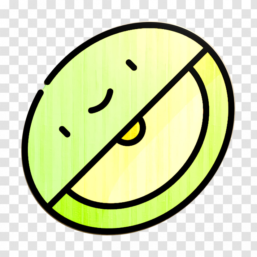 Cantaloupe Icon Melon Icon Summer Food Icon Transparent PNG