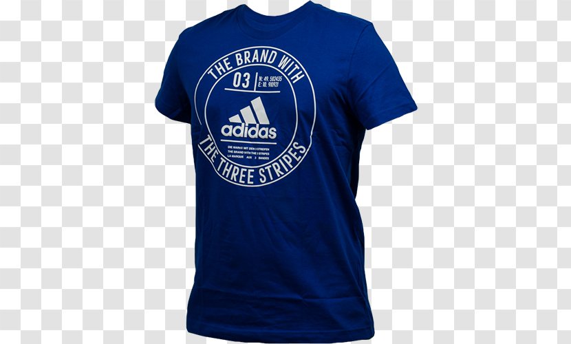 T-shirt Adidas Tracksuit Clothing Sleeve - Cobalt Blue - T Shirt Transparent PNG
