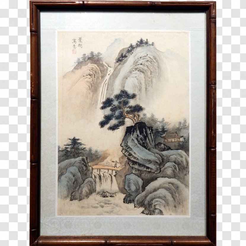 Oil Painting Picture Frames - Ink Wash Transparent PNG