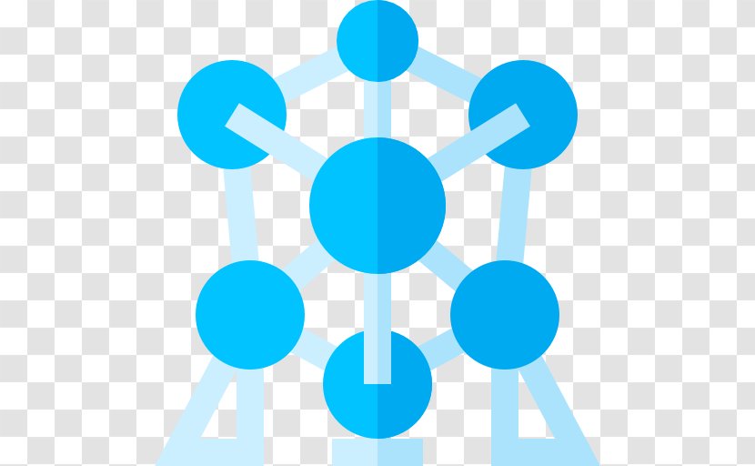 Belgica Vector - Aqua - Atomium Transparent PNG