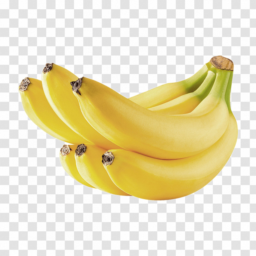 Banana Family Banana Yellow Saba Banana Fruit Transparent PNG