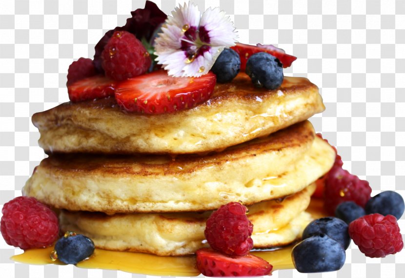 Pancake Breakfast Dessert Recipe - Raspberry - Crepe Transparent PNG