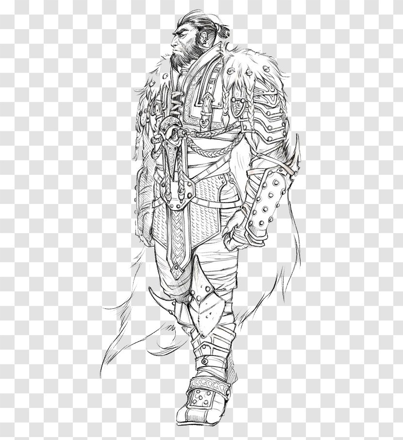 Character Drawing Model Sheet Concept Art Sketch - Skimming Beard Uncle Transparent PNG
