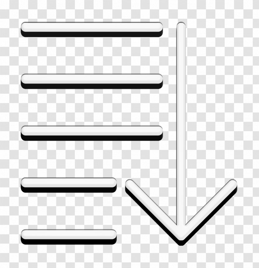 Arrows Icon Web Navigation Line Craft List - Order Transparent PNG