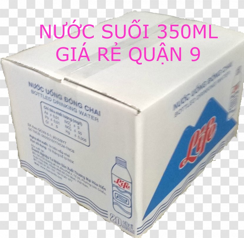 District 9, Ho Chi Minh City Thủ Đức Dĩ An Mineral Water Purified - Carton Transparent PNG