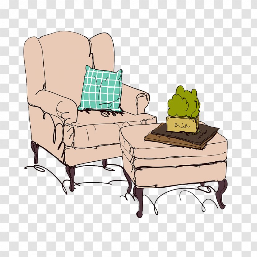 Chair Design Illustration Furniture Couch - Fort Transparent PNG