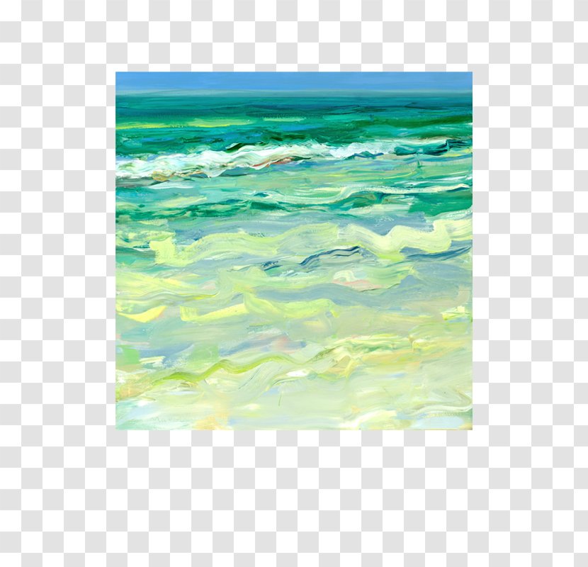 Shore Pacifica Wind Wave Ocean Sea - Color - Watercolor Transparent PNG