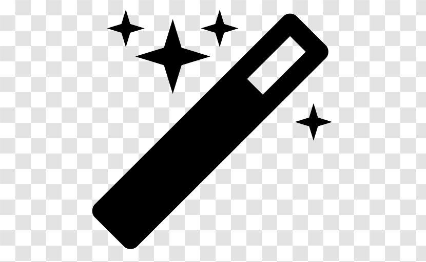 Wand Magic - Symbol - Magician Stick Transparent PNG