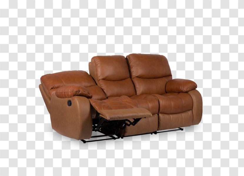 Recliner Loveseat Couch Comfort Leather - Lousa Transparent PNG
