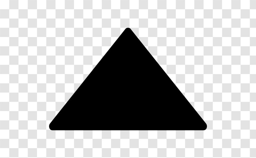 Black Triangle Arrow - Symbol Transparent PNG