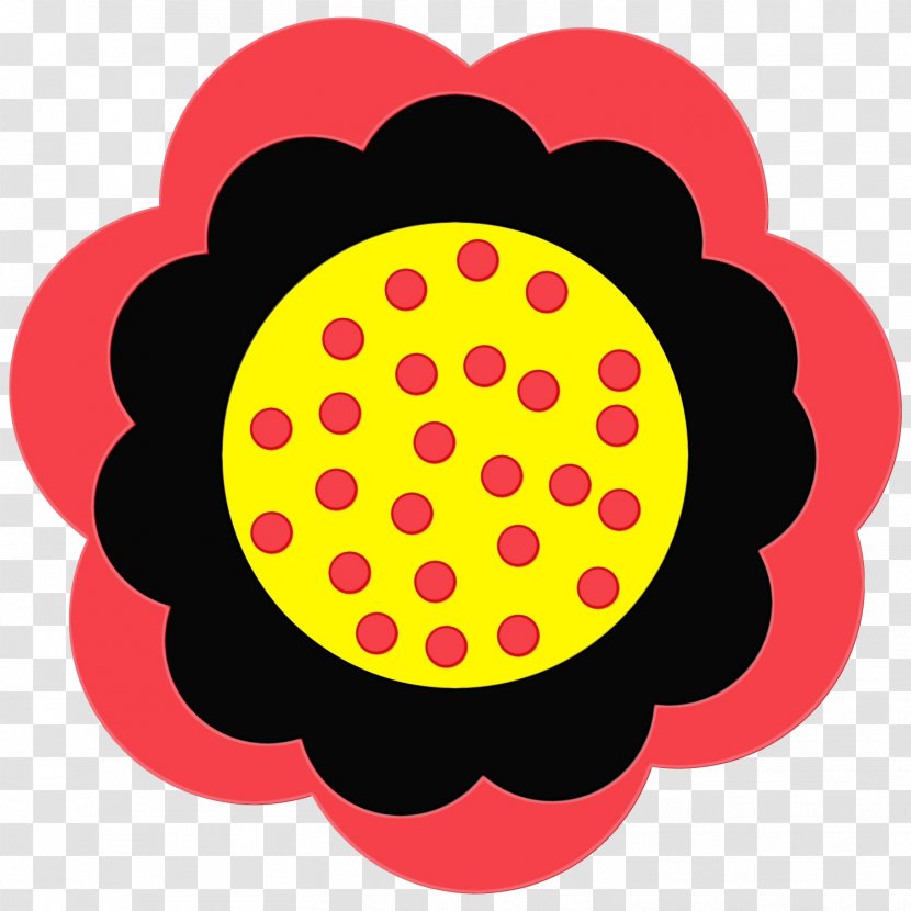 Emoticon - Paint - Flower Sticker Transparent PNG