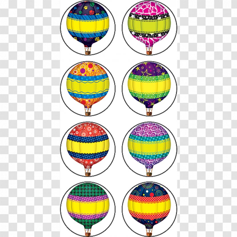 Hot Air Balloons Stickers Wall Decal - Balloon Transparent PNG