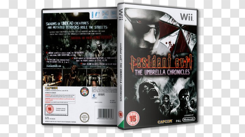 Xbox 360 Resident Evil: The Umbrella Chronicles Darkside Evil 4 Transparent PNG