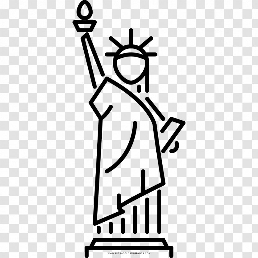 Statue Of Liberty Drawing - Tree Transparent PNG