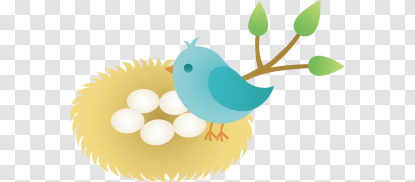 Bird Nest Clip Art - Egg Incubation - Cute Clipart Transparent PNG
