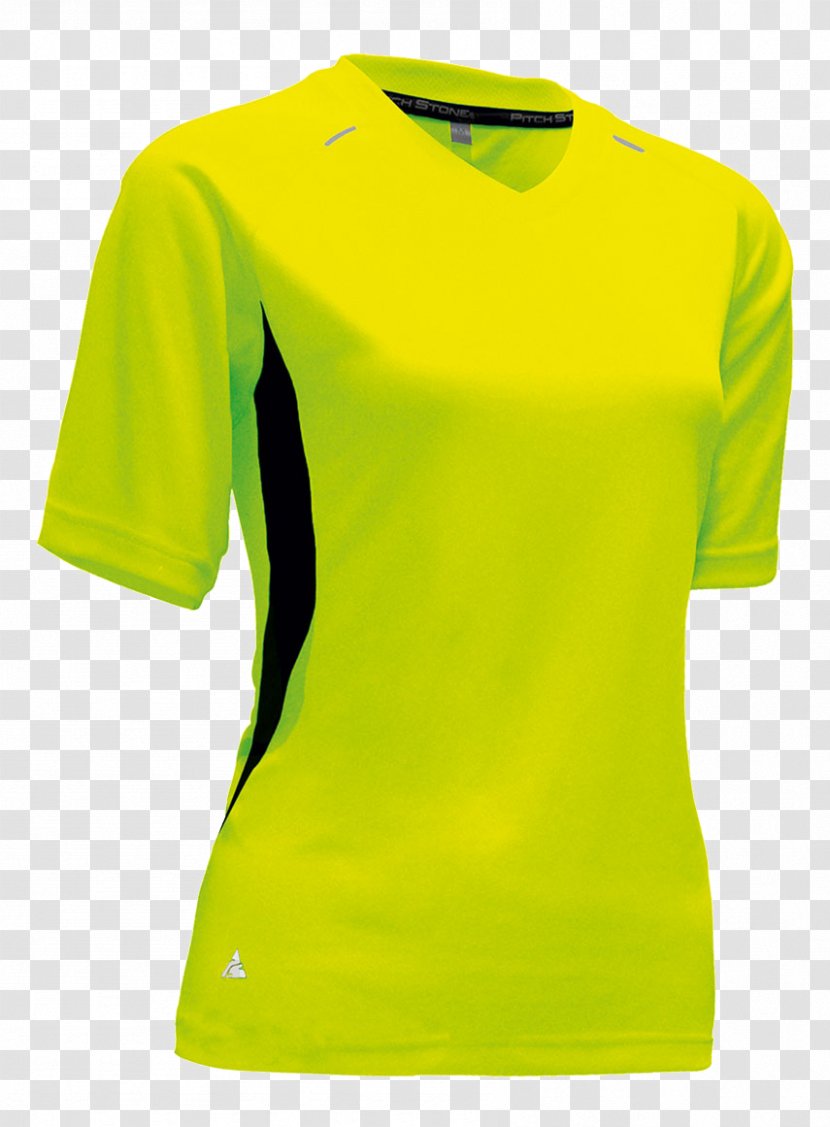 T-shirt Tennis Polo Sleeve - Green Transparent PNG