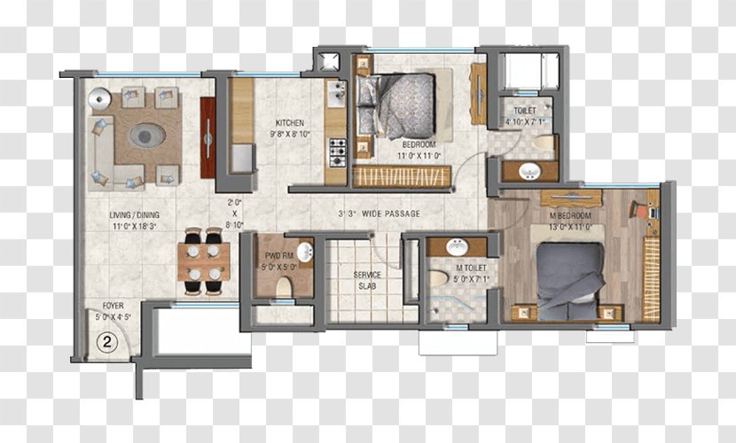 Floor Plan Malad Auris Serenity House Transparent PNG