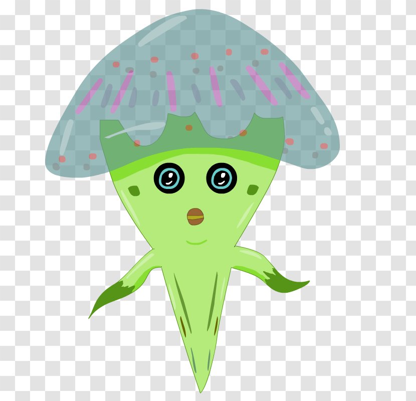 Cartoon Character Leaf Clip Art - Plant - Creature Transparent PNG