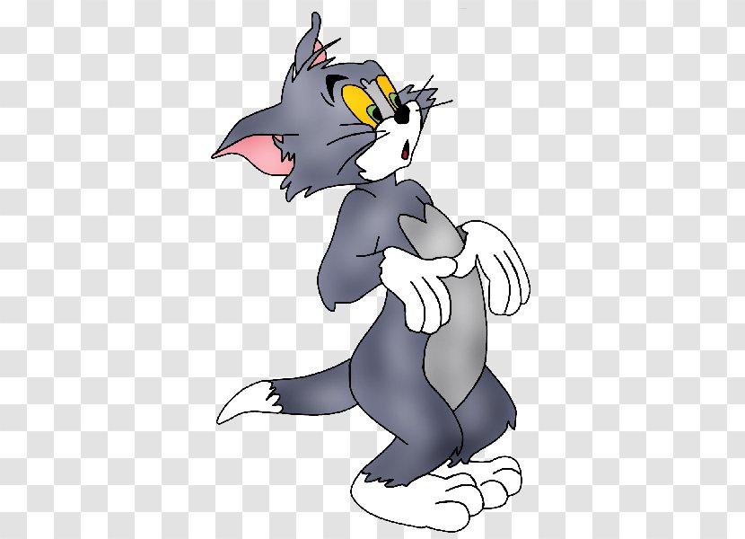 Tom Cat Cartoon And Jerry Nibbles Character - Vertebrate - & Transparent PNG