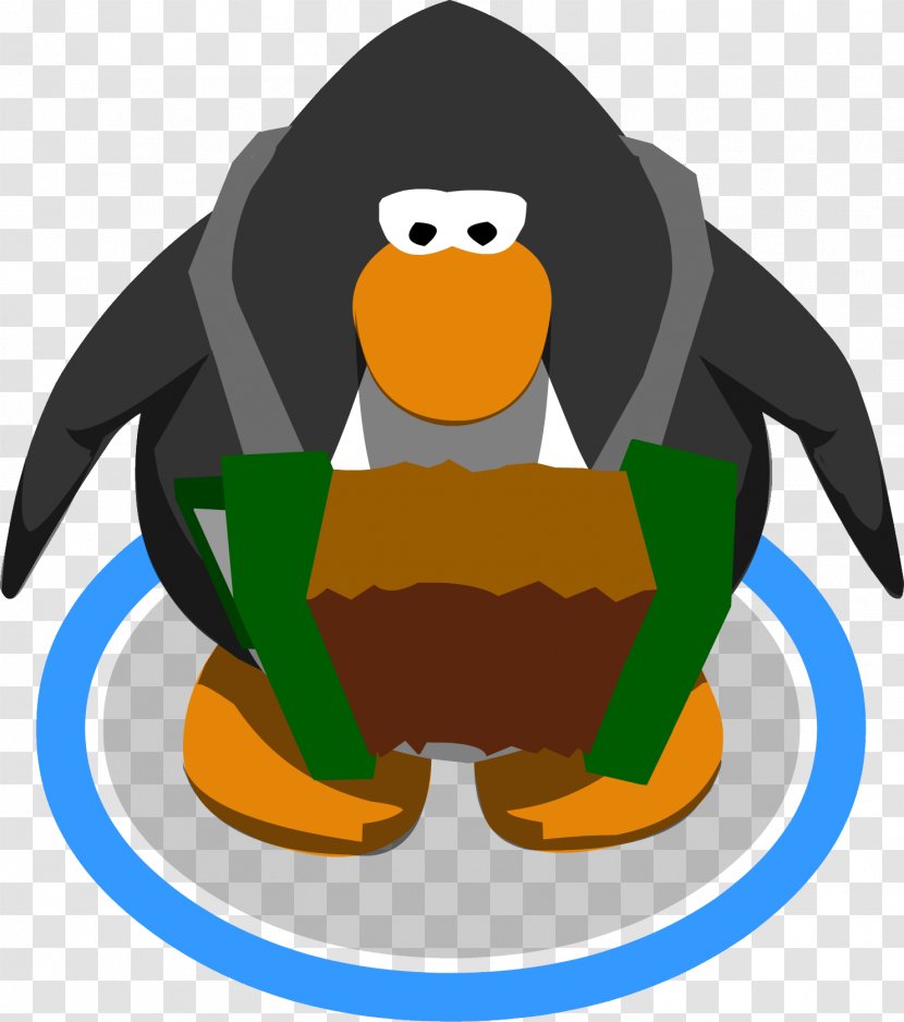 Club Penguin Merry Walrus Blue Wikia - Silhouette - Accordion Transparent PNG