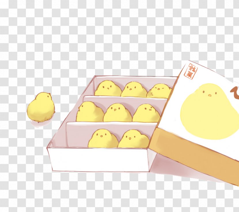 Chicken Food Mochi Chinsuko Madeleine - Chick Egg Cake Transparent PNG