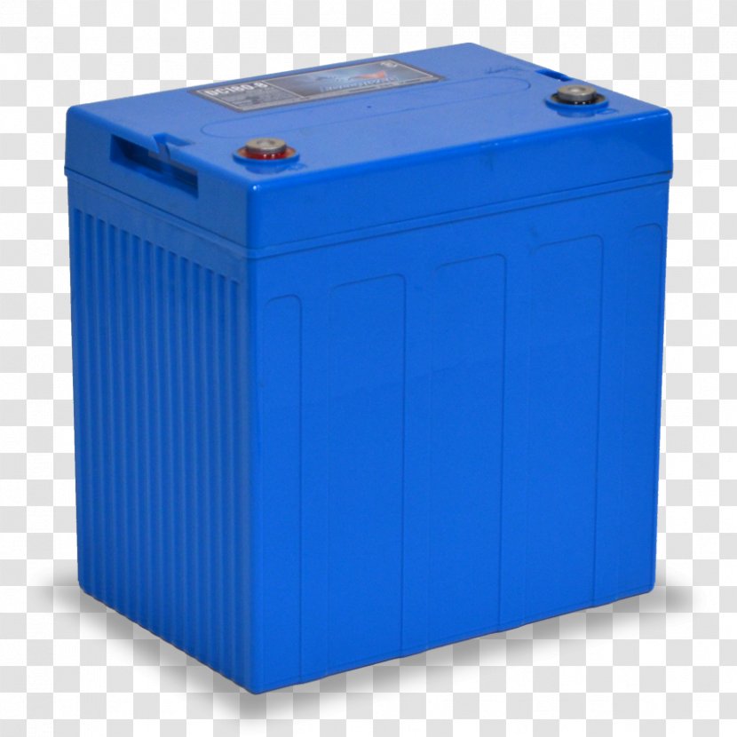 Plastic Box Deep-cycle Battery Electric VRLA - Blue Transparent PNG