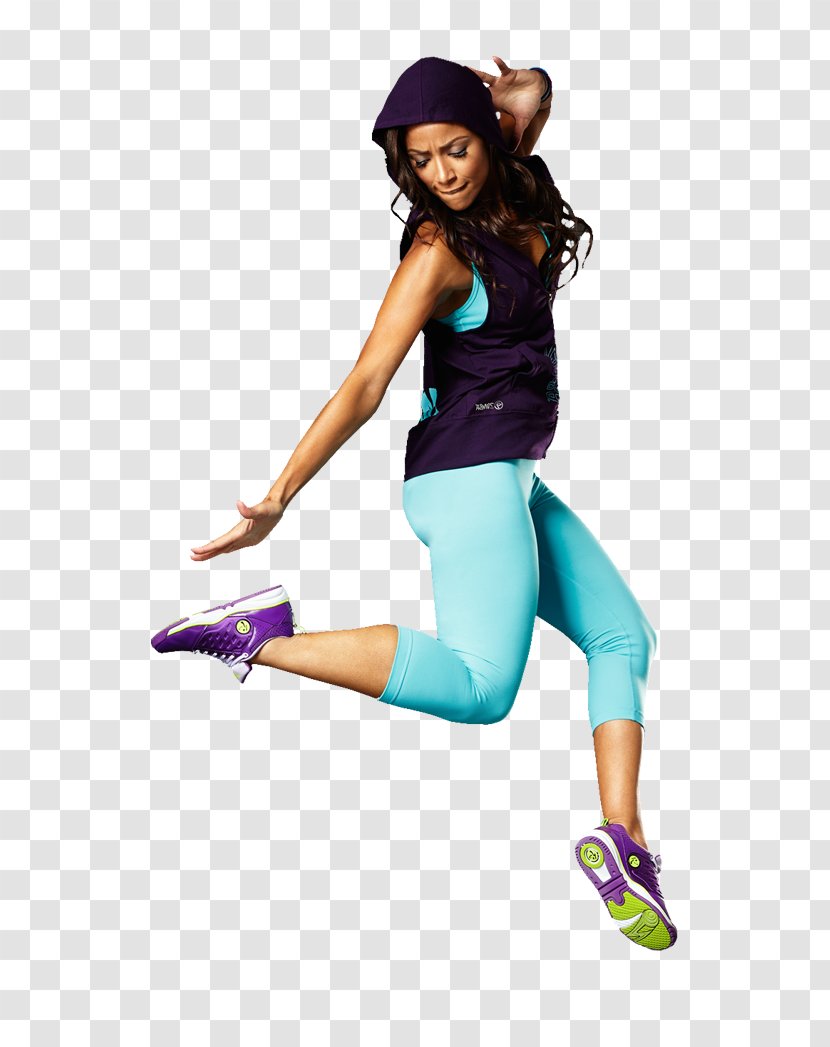 Zumba Physical Fitness Dance Exercise Centre - Frame - Powerful Woman Transparent PNG